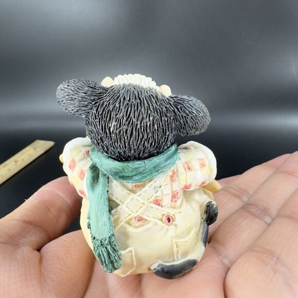 Marys Moo Moos Resin Figurine Enesco 1994 Little Drumherd Boy Whimsical Figure - Picture 11 of 14
